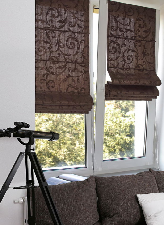 roman blinds from matting