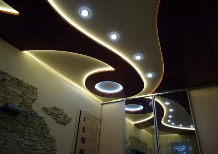 two-level floating ceiling structure