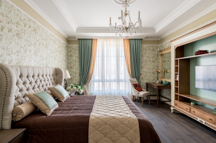 bedroom in classic style