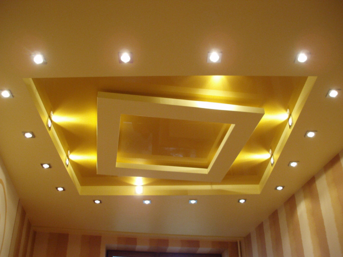 Combined ceiling