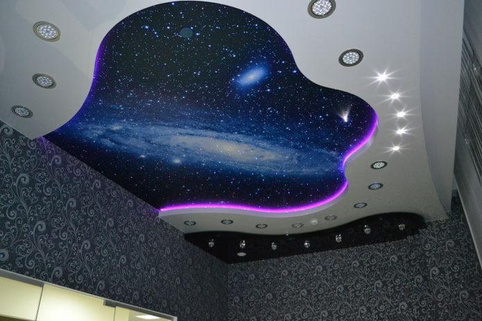 Image of space on the ceiling