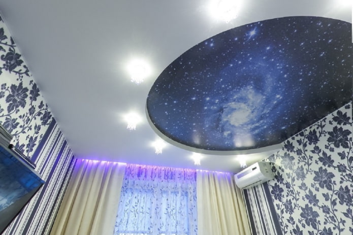 two-level tension structure starry sky