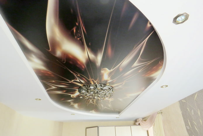ceiling with photo printing