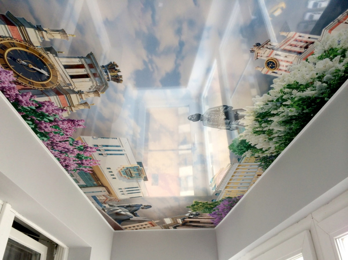 ceiling visually expanding a small room
