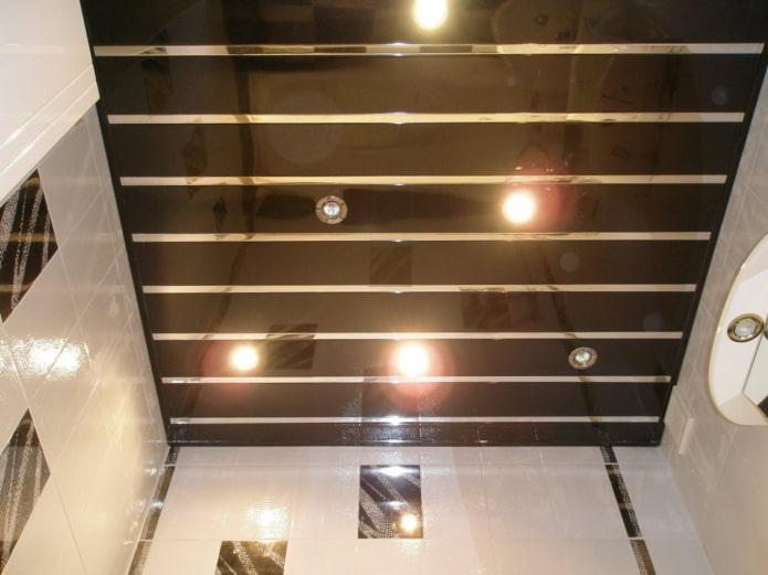 black rack suspended structure