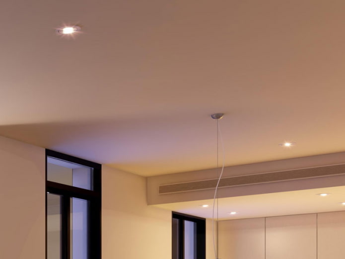 solid suspended ceiling structure