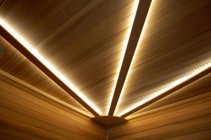 illuminated ceiling lining