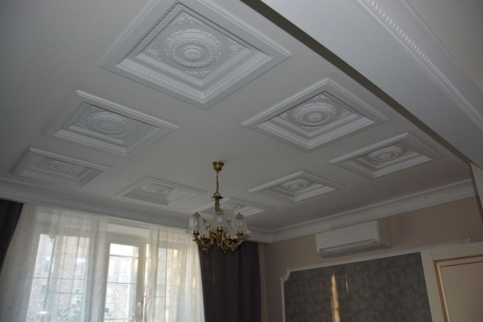 plaster coffered structure