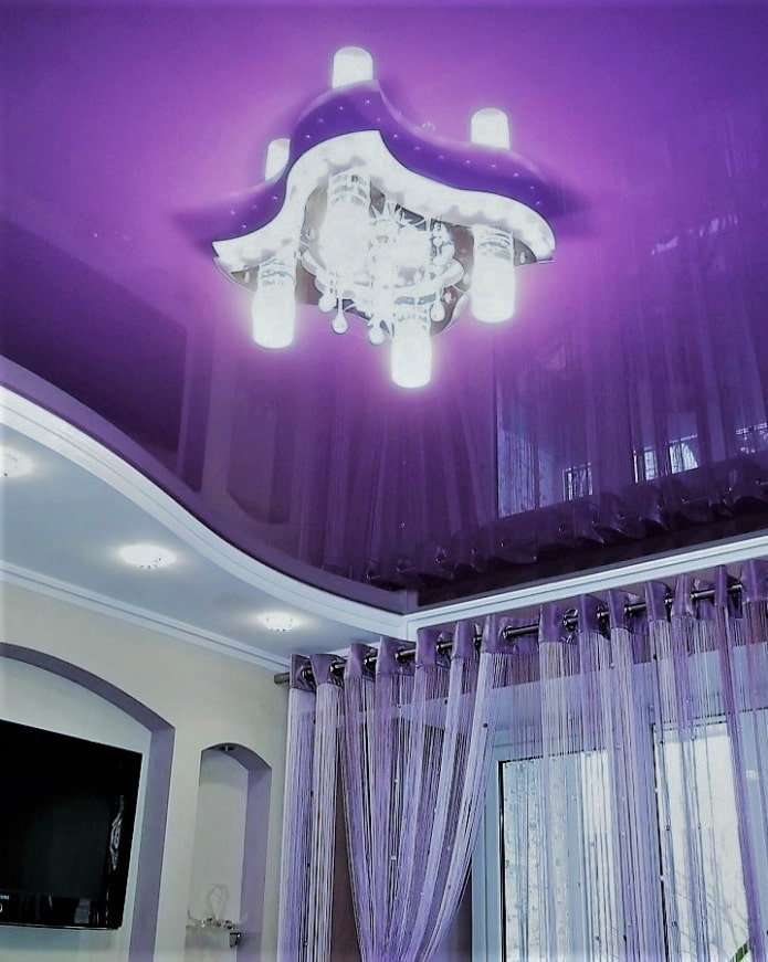 two-level ceiling lighting
