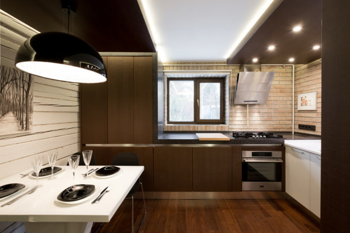 เพดานส่องสว่างภายในห้องครัว