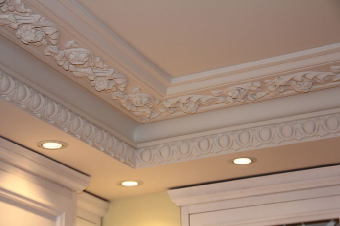 ceiling fillet with stucco