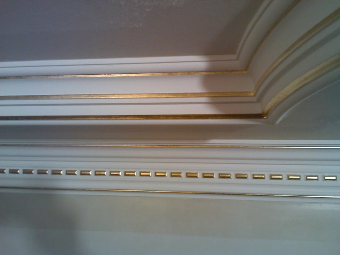 ceiling fillet with inserts