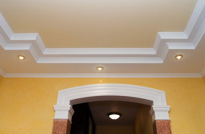 fillets in combination with a false ceiling