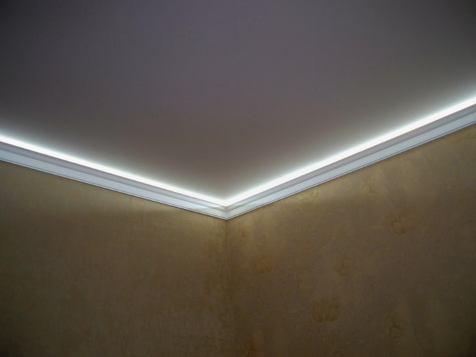 ceiling fillets with lighting