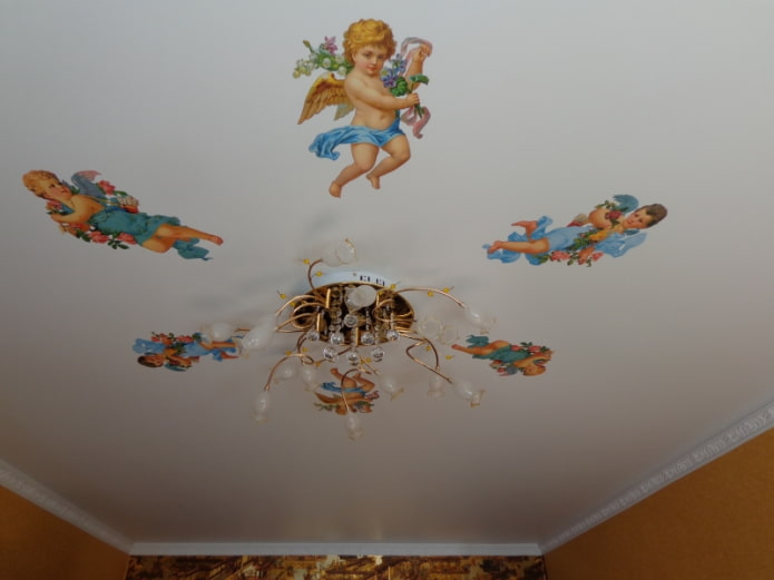 angels on the ceiling