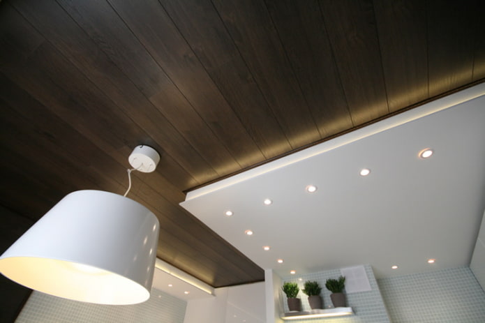 combined ceiling finish