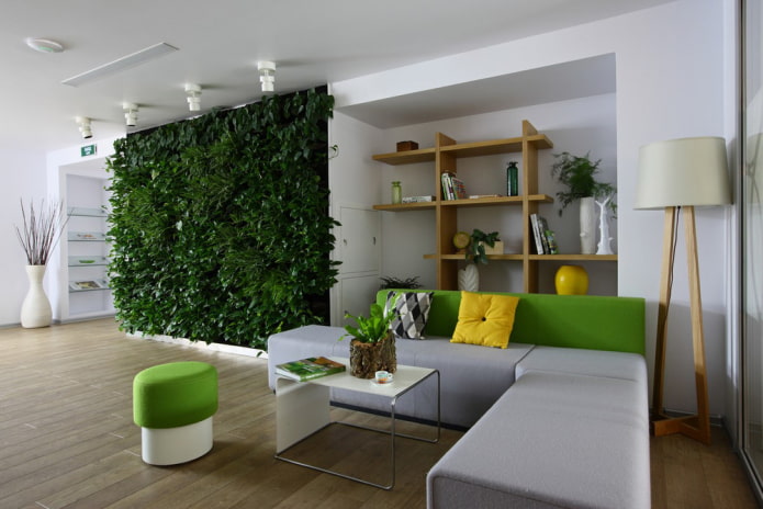 wall decor in an eco-style interior