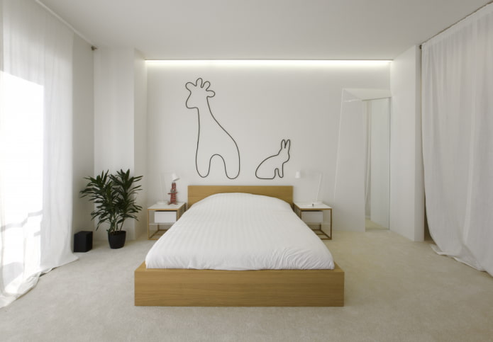 wall decor in the style of minimalism