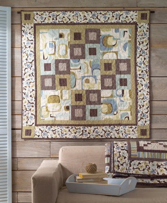 wall panel patchwork in the interior