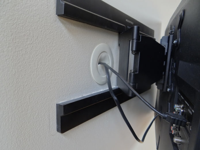 Hide wires in the wall