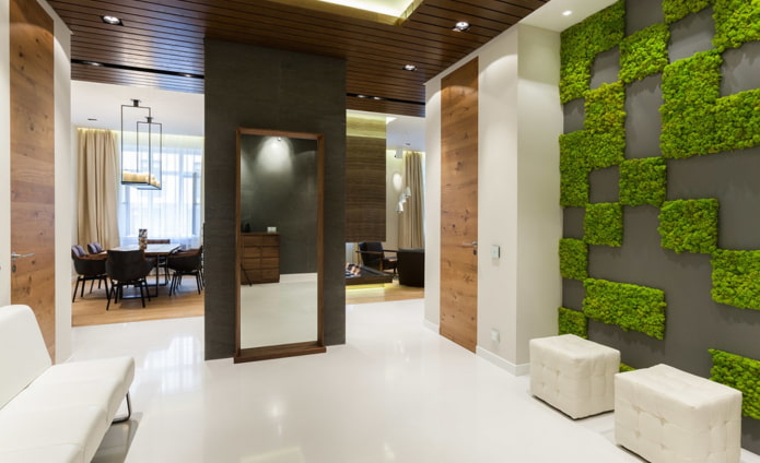 Lobbyspiegel im Öko-Stil eco