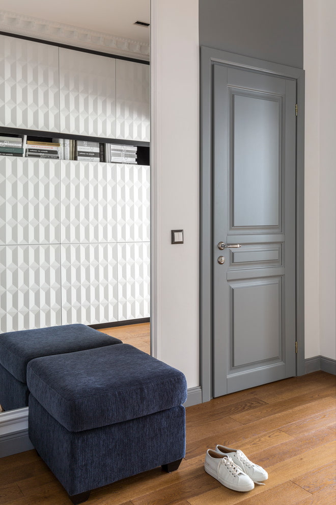 gray door in modern style