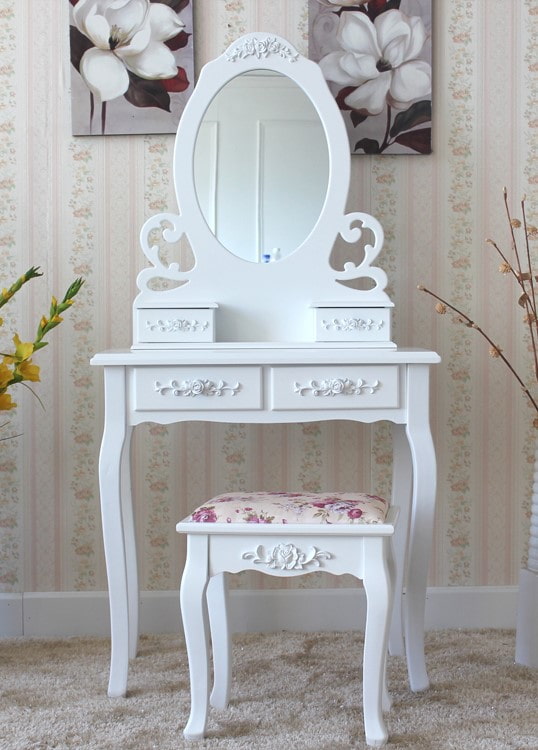 dressing table in the interior