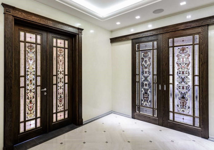 doors with stained glass inserts