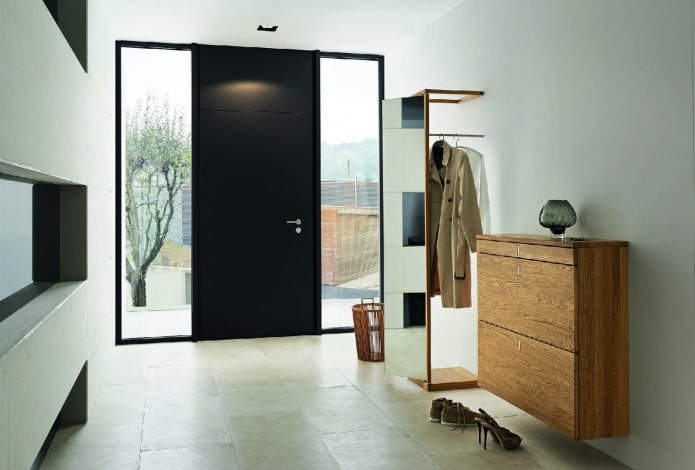 bejárati ajtó modell a minimalizmus stílusában