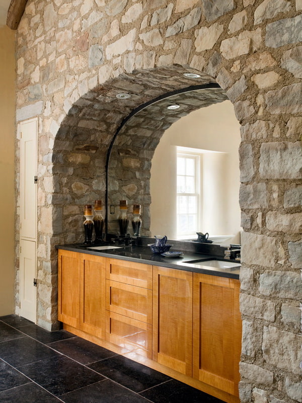 Arch in the kitchen