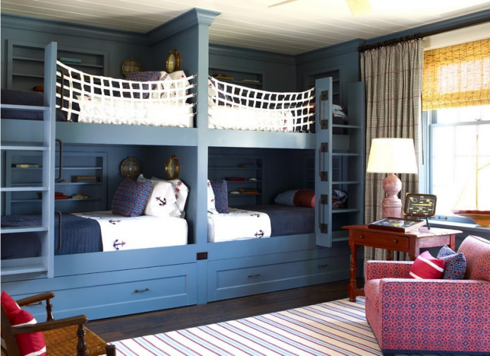 nautical style in the nursery