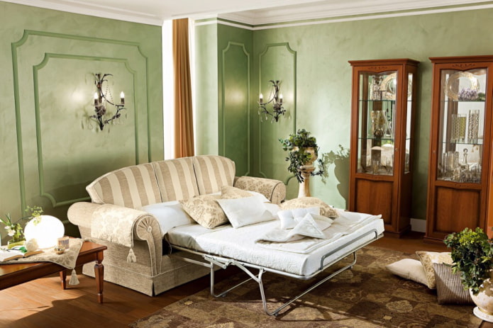 folding sofa in classic style