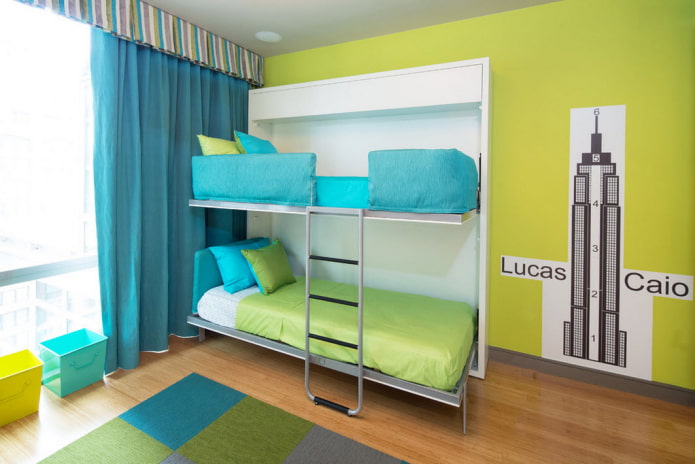 bunk bed-transformer sa nursery