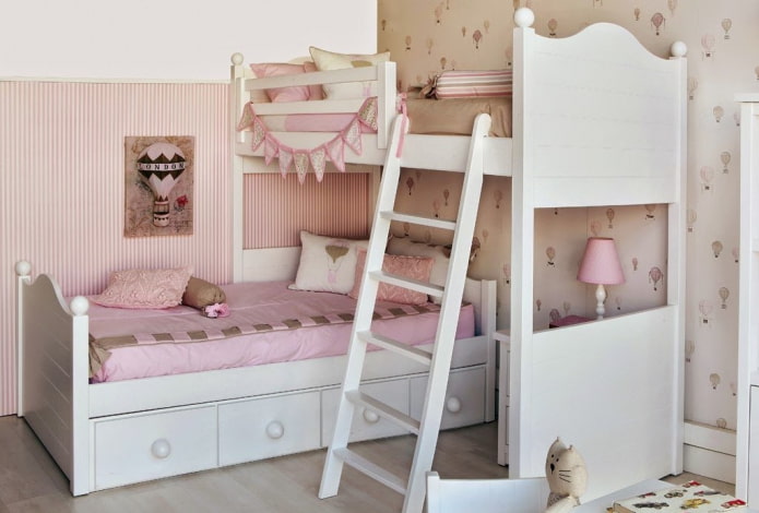 bunk model in the nursery for girls