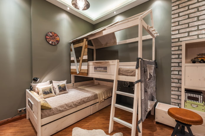 bunk corner bed sa nursery
