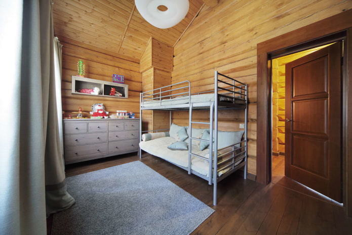 bunk model in a room for two children
