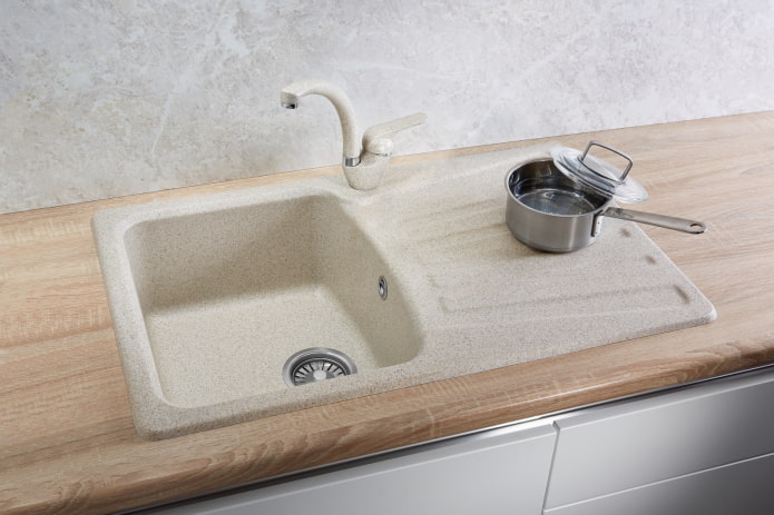 artificial stone sink