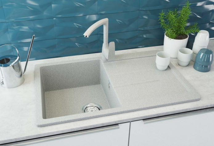 artificial stone sink
