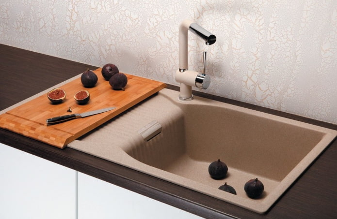 artificial stone rectangular sink