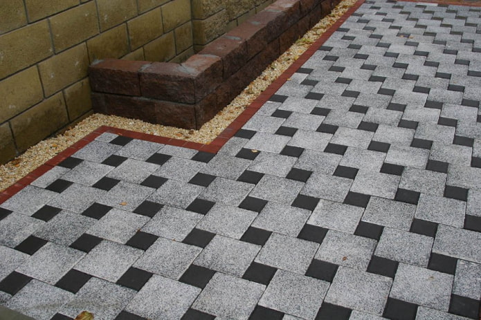 square pavement tile