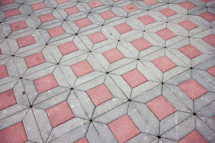 trapezoidal pavement tile