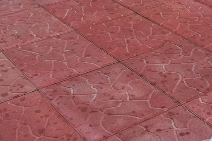 pavement tile with cloud texture