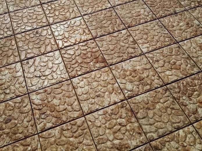 pebble texture pavement tile