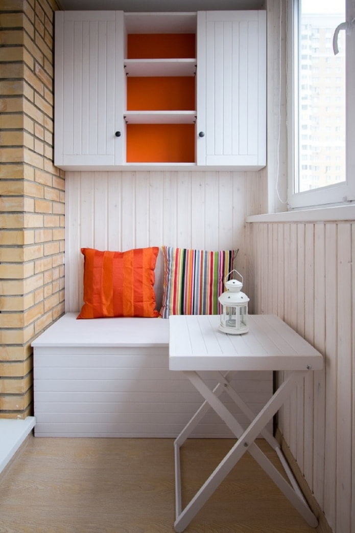Wall cabinet and seat