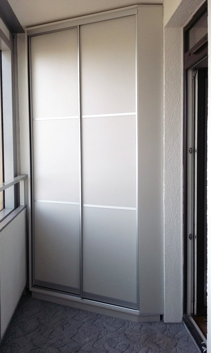 Frosted sliding doors