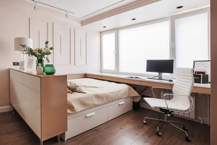 furnishing sa loob ng isang studio apartment