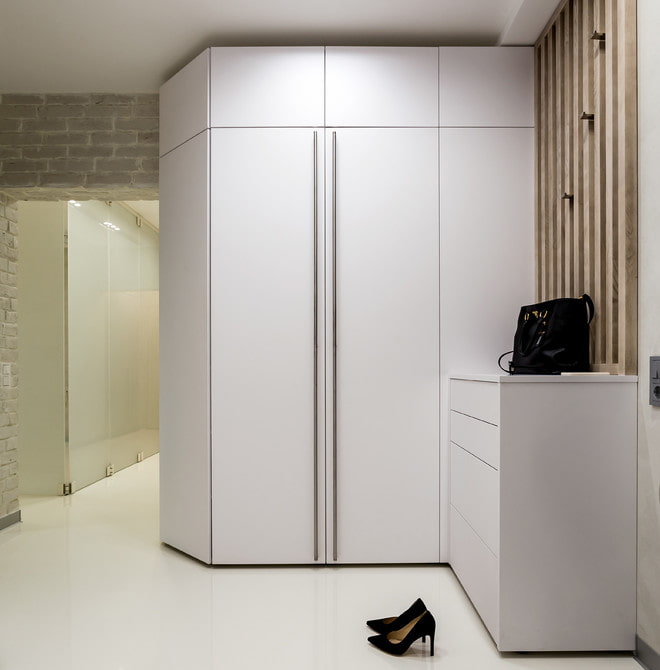 wardrobe in the style of minimalism