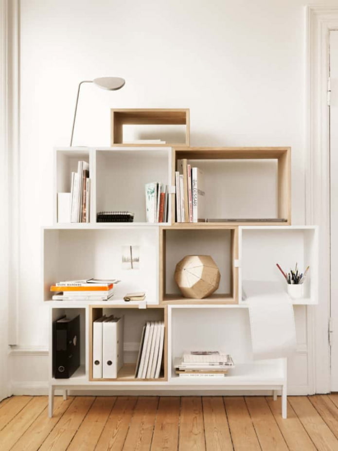 shelving from mdf in the interior