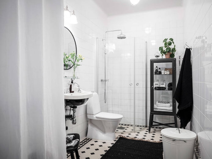 Skandinavisches Badezimmer