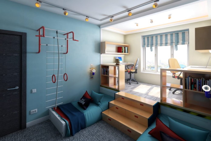 nursery layout for two boys